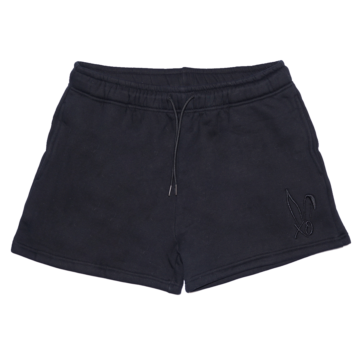 Official Bunnie Xo Store - Black on Black Xo Logo Shorts