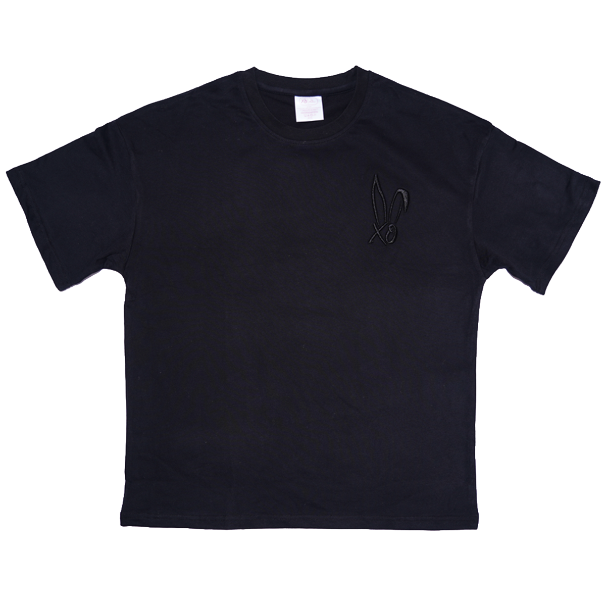 Official Bunnie Xo Store - Black on Black Xo Logo Tee