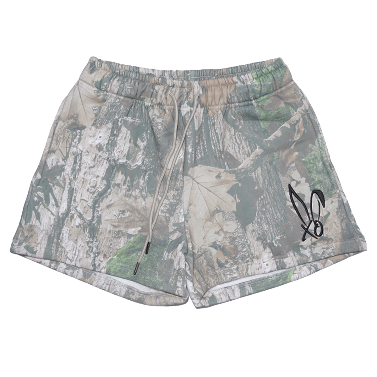 Official Bunnie Xo Store - Camo Print Xo Logo Shorts